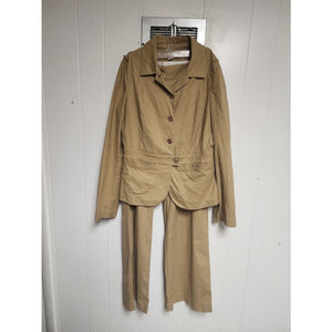 Tapemeasure / anthropologie linen pant suit